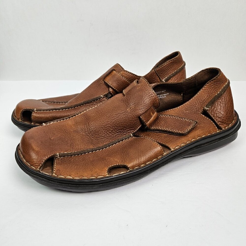 Bjorndal Cognac/Tan Leather Closed Toe/Closed Back Fisherman Sandal 13 352028 - Picture 6 of 9
